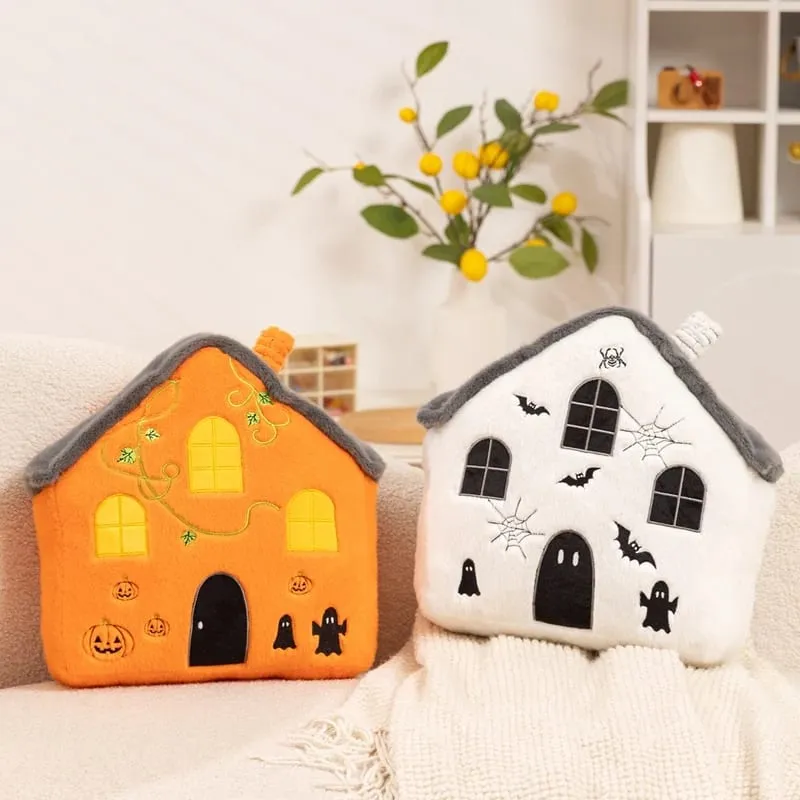 New Creative Halloween Ghost Plushie Soft Toy Pumpkin House Plush Pillow Funny Spooky Decor Cushion for Party Home — image 4