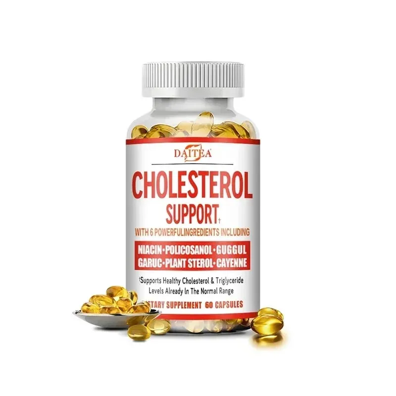 Daitea Cholesterol อาหารเสริม - ลด LDL และไตรกลีเซอไรด์ ระบบภูมิคุ้มกันบรรเทาความวิตกกังวลตามธรรมชาติสุขภาพต่อมหมวกไต — image 10