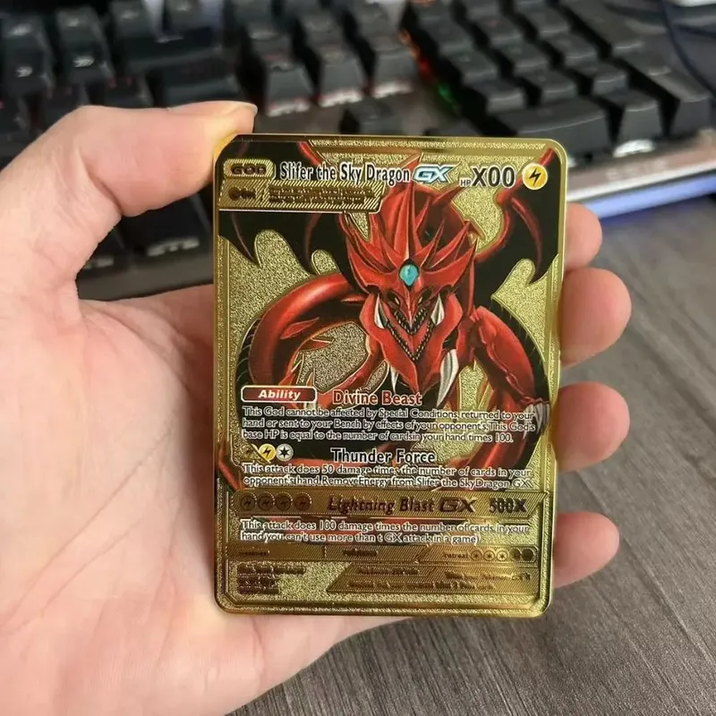 Pokemon Metal Game Collection Card Anime Figure Charizard Pikachu Blastoise Mewtwo Battle Collection Carte Card Toy Gift — image 18
