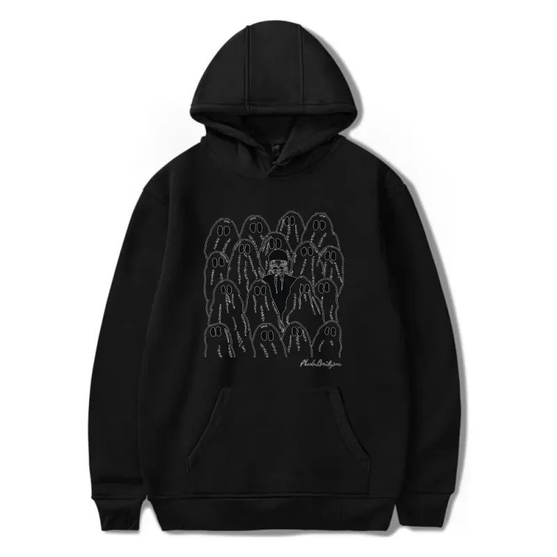 Phoebe Bridgers Ghost Merch Casual Hoodie Women Men Long Sleeve Sweatshirt Fashion Pullover Clothes — image 1