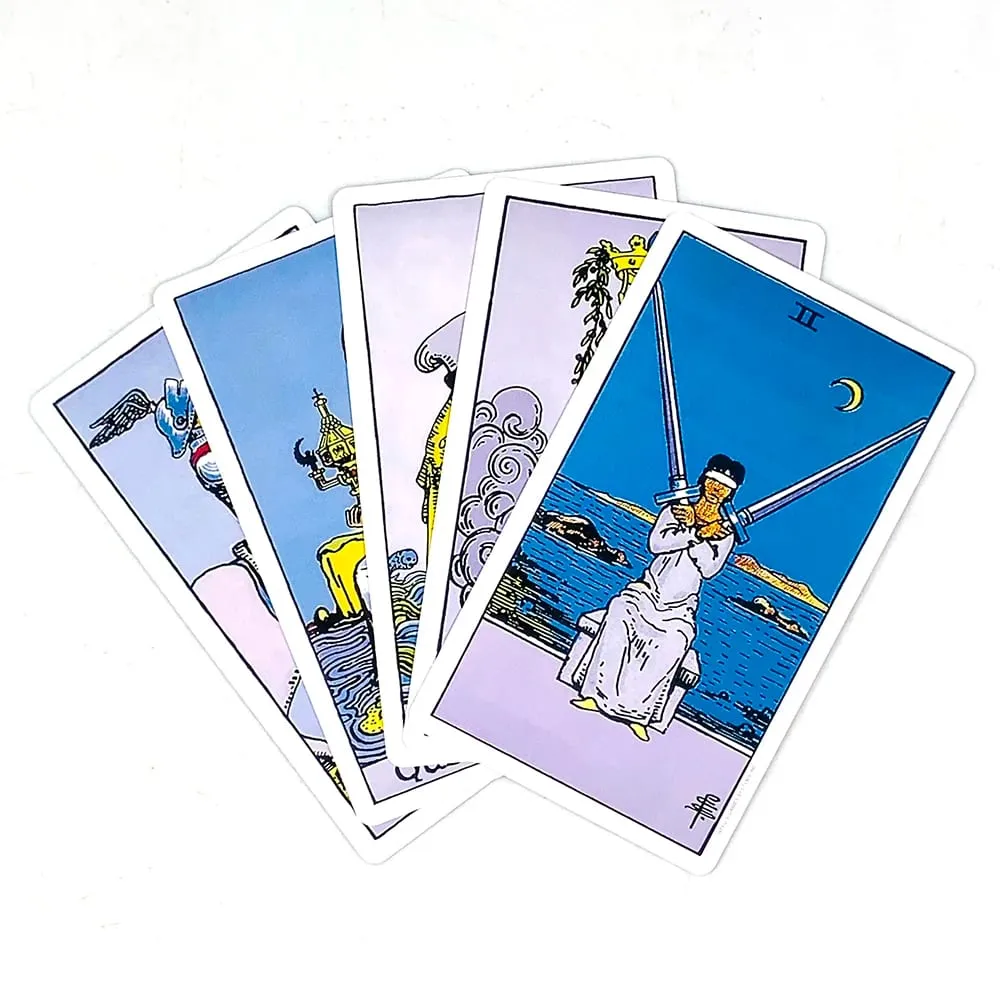 Hot-selling Tarot Deck 78 Cards English Version Divination Tarot Cards Board Games Cards Game with Guidebook For Beginners — image 4