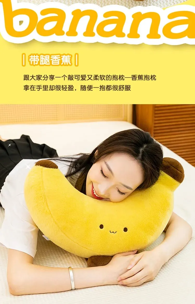 Simulated Fruit Doll Fun Long Leg Banana Children's Doll Pillow Soft and Comfortable Funny Doll Gift — image 6