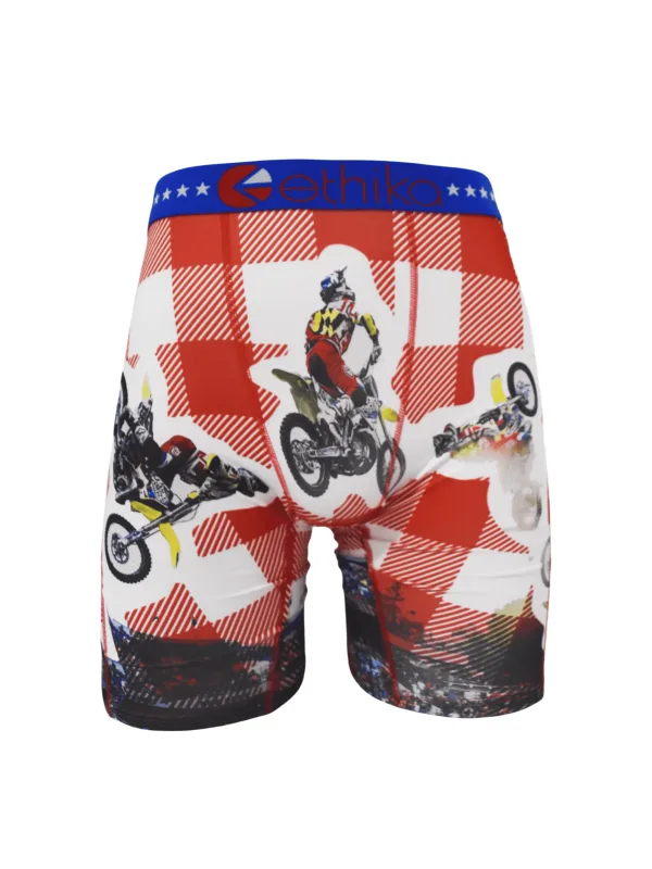 Cueca boxer masculina macia, 1 peça, roupa íntima confortável para o dia a dia, respirável, ajuste elástico, poliéster, leve
