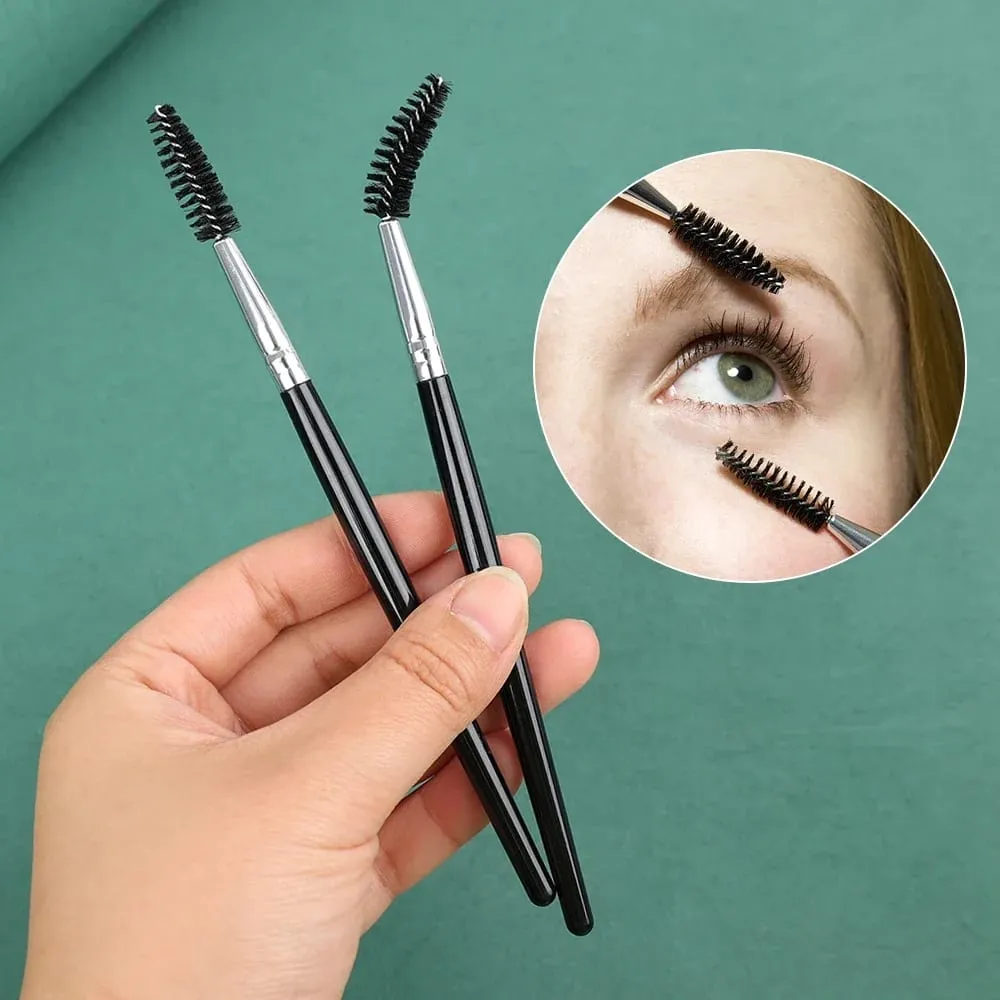1/3pcs Soft Eyelash Brushes Twisted Eyebrow Brush Elbow Contouring Eye Brow Eyeliner Brushes Eyes Blending Cosmetic Makeup Tool — image 2