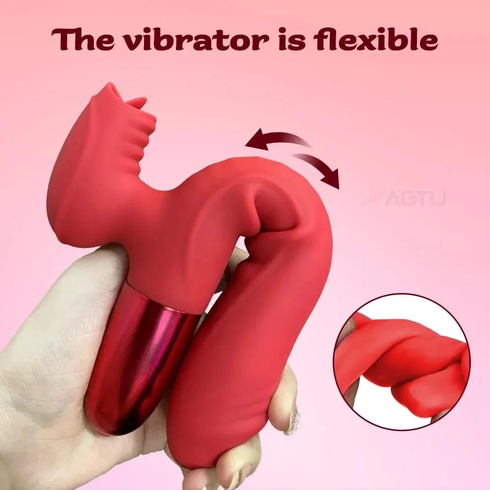 Sex Toy Vibrator for Women Clitoris Stimulator Female Masturbator G Spot Dildo with Tongue Licking Adults Goods 18+ — image 5