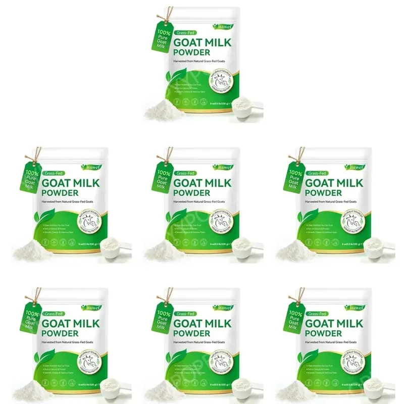 Itawel Goat Milk Nutrition Powder Supplement Grass-Fed Calcium & Protein Support Gluten-Free Easy to Mix 220g 32 Servings — image 13