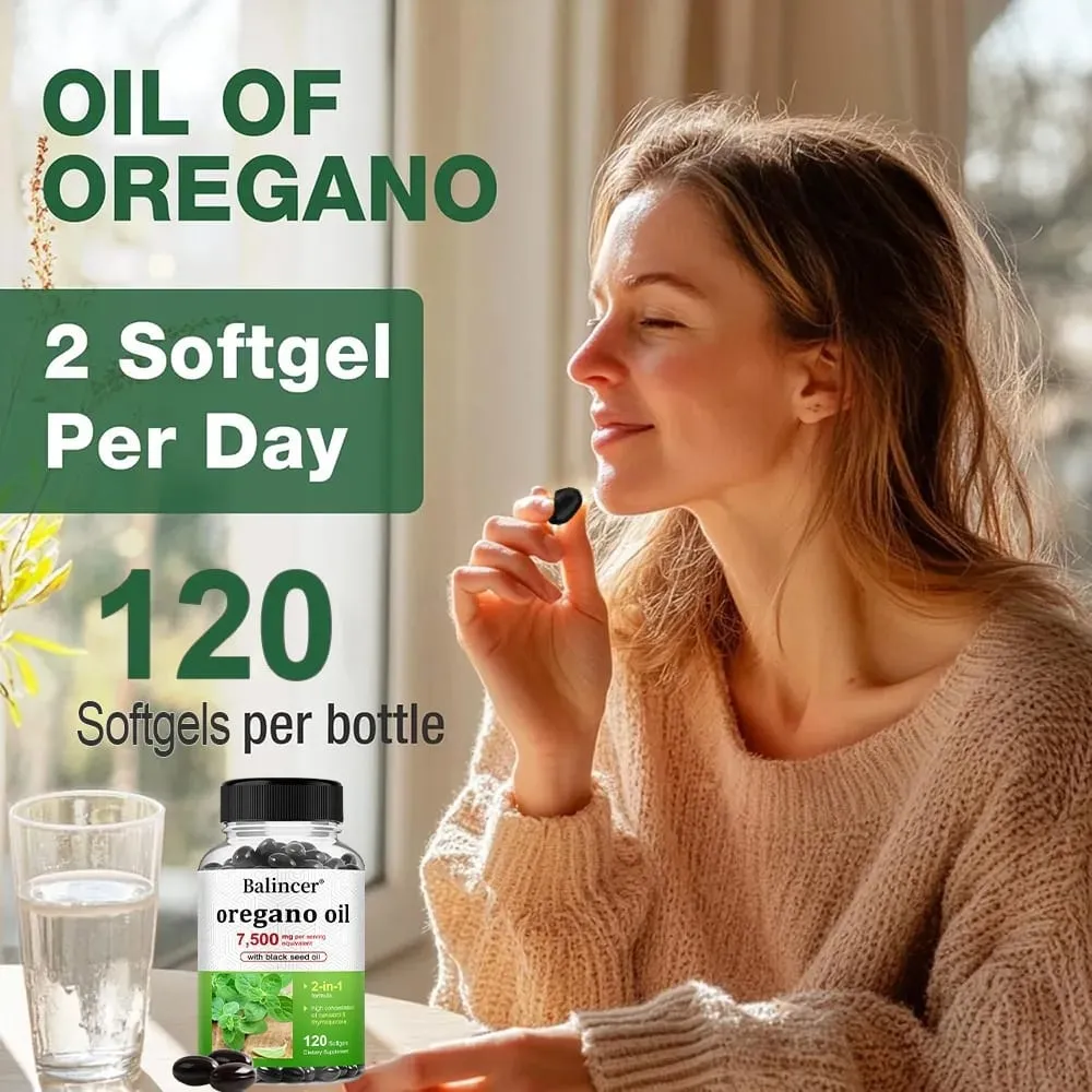 Minyak Oregano 7 500 Mg dengan Minyak Habbatussauda – Carvacrol Tinggi Mendukung Otot Saraf Tulang Pencernaan dan Kesehatan Kekebalan Tubuh — image 7