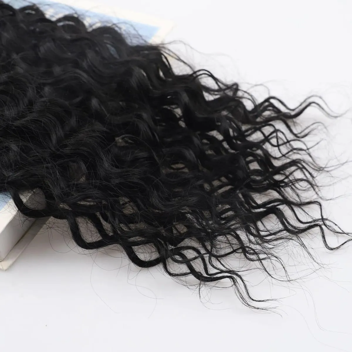9PCS Clip-in Hair Extensions Kit Long Soft Curly Hair Extension Synthetic Kinky Curly Hairpieces Full Head Fake Pieces for Women — image 4