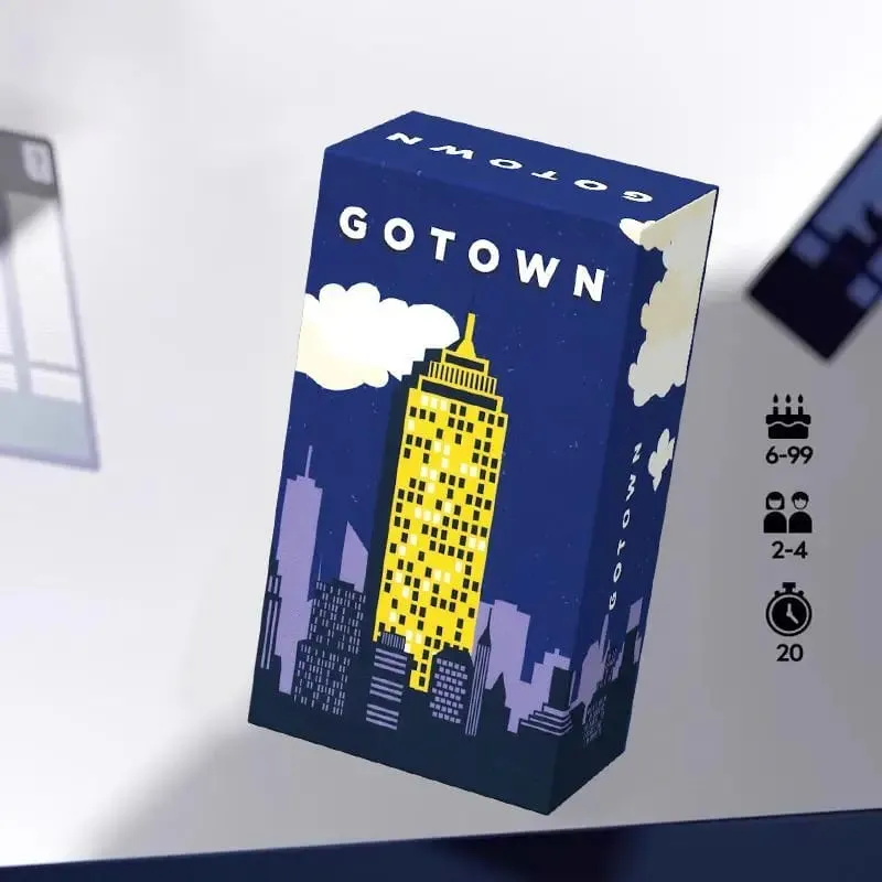 Skyscraper Card Board Game Pocket Portable Urban Adventure Tabletop Game Multiplayer Casual Interactive Party Game for Friends