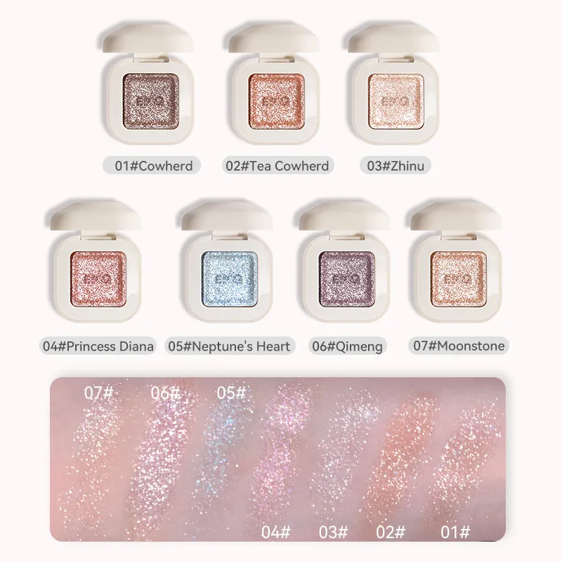 Clear Focus Monochrome Eye Shadow with Mirror Monochrome Eye Shadow Is Suitable for Local Brightening of Eye Makeup — image 2