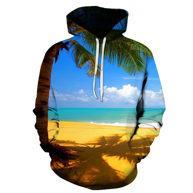 Hawaiian Four Seasons Fun 3D Printed Casual Hoodie Men's Cool Sunshine Beach Street Hoodie Full Style Trendy Style Tops — image 12
