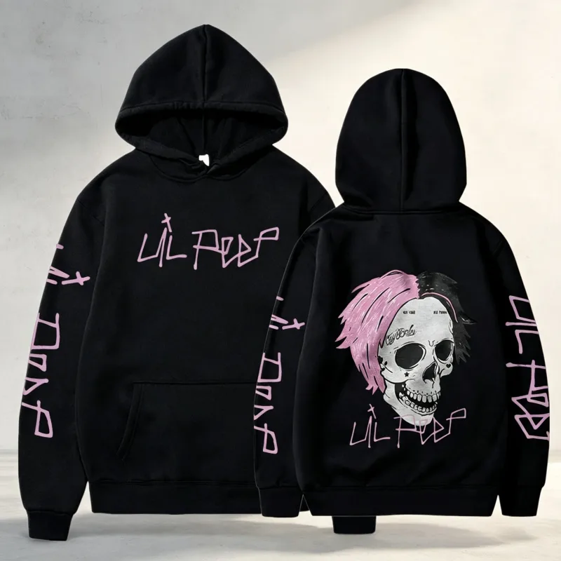 Rapper Lil Peep Cry Baby Hoodies Men Clothing Fashion Vintage Hip Hop Oversized Sweatshirts Gothic Harajuku Pullovers Streetwear — image 1