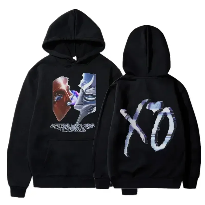 Retro The Weeknd Graphic Hoodie After Hours Til Dawn Oversized Sweatshirt Men's Women's Hip Hop Rock Hoodies Harajuku Streetwear — image 14