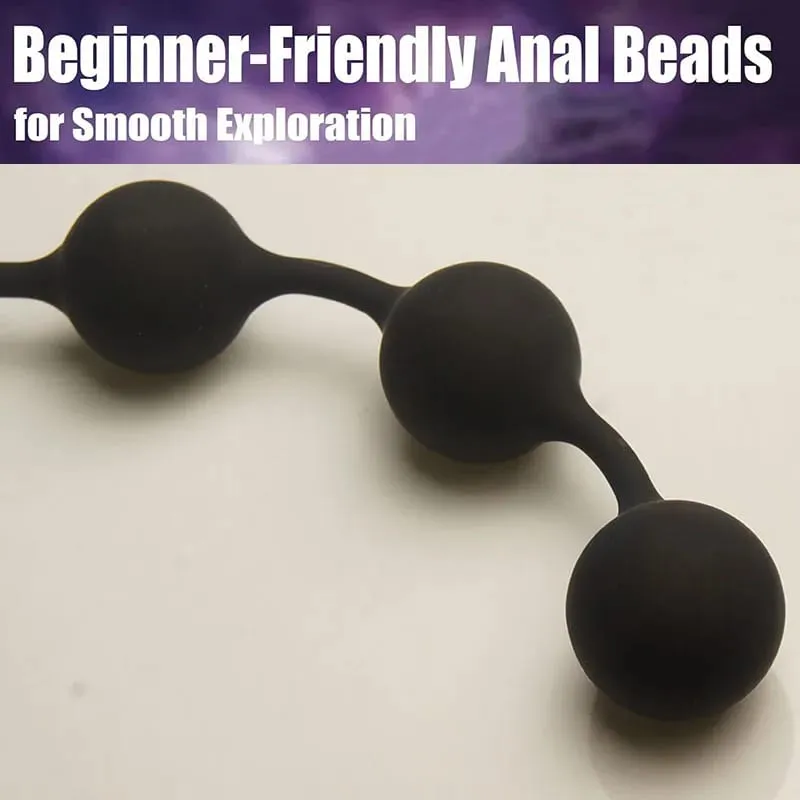 Anal Beads Sex Toys 5 Gradient Size Balls Butt Plugs for Depth Anus Training Analplug Buttplug Butplug — image 4