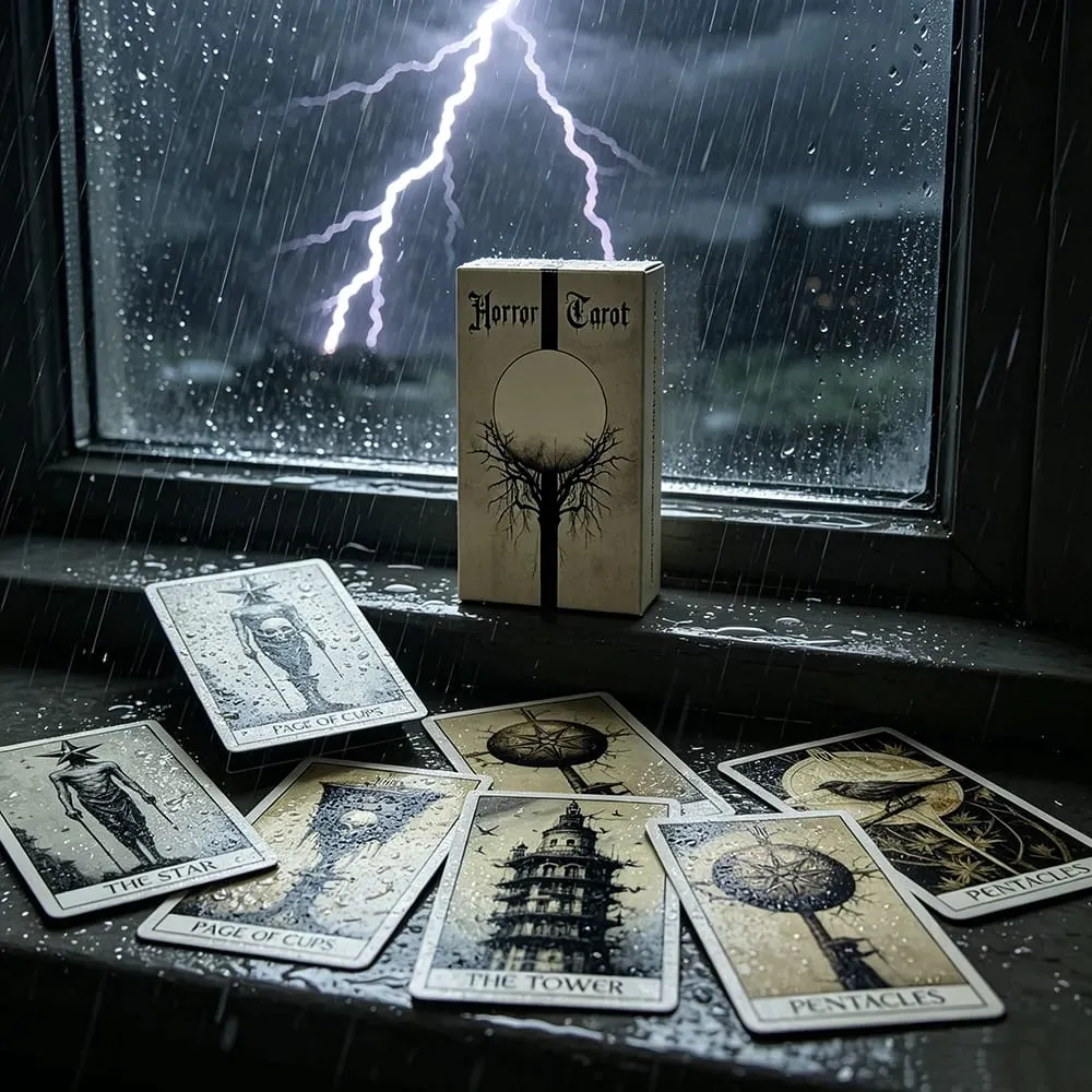 Mystery Horror Tarot Deck 78 Card Set For Divination Power Exploration and Psychic Insight | Halloween and Christmas Gifts — image 4