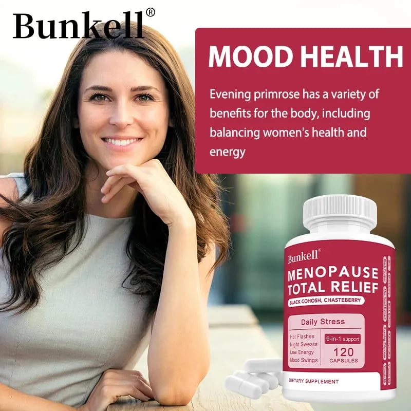 9-in-1 Herbal Menopause Supplement for Women - Hormone Balance Capsules for Night Sweats Hot Flashes & Mood Swings Vegan — image 5
