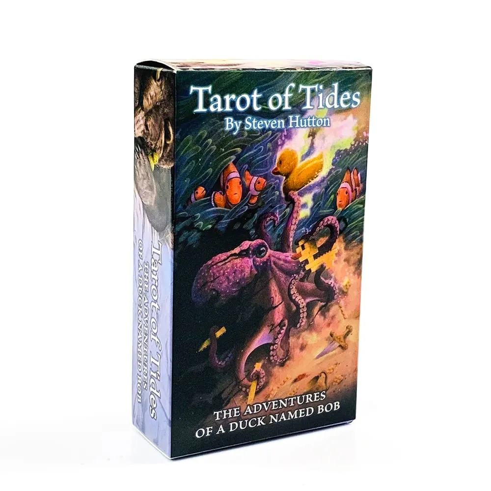 Tarot of Tides-Spielkarten, 78 Karten, skurriles Ozean-Tarot-Deck, Bob-Duck-Abenteuerthema, perfekt für Wahrsagerei und Geschenke — image 2