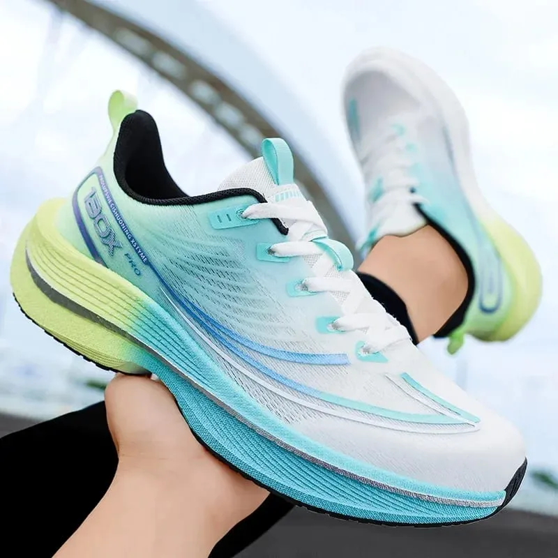 Men's Professional Running Shoes Ultra Lightweight Cushioning Sneakers Breathable Athletic Walking Sport Shoes — image 4