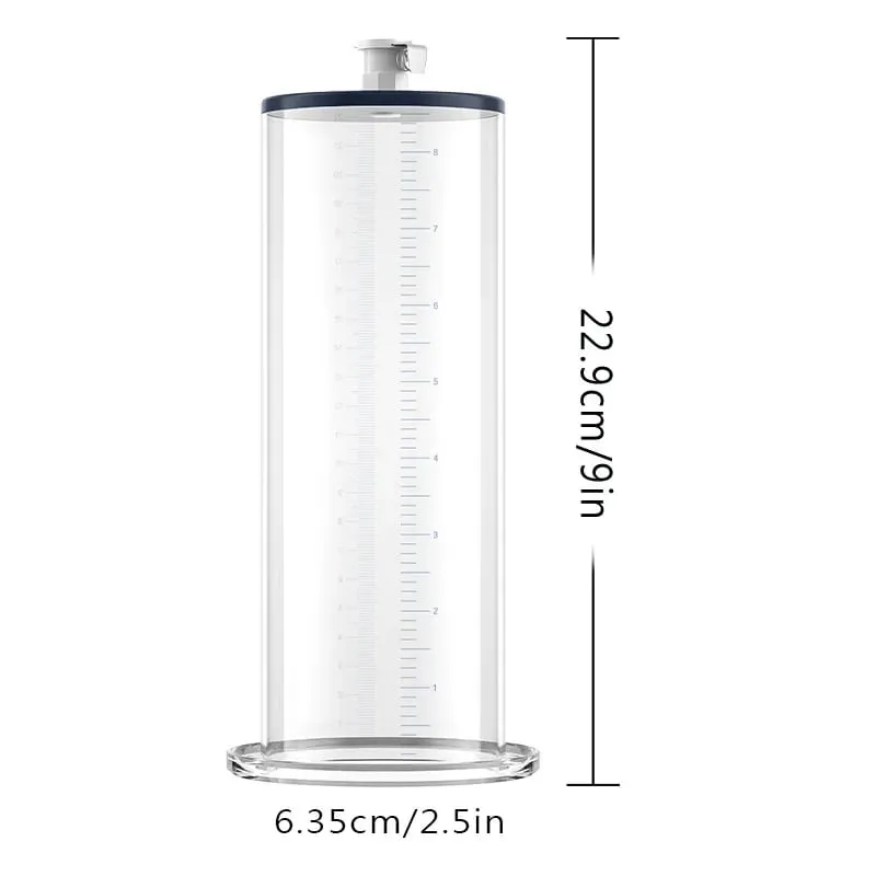 Manual Acrylic Penis Pump for Men with Pressure Gauge Clear Cylinders Vacuum Enlargement Masturbation Trainer Adult Sex Toy Set — image 14