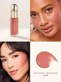 Bộ trang điểm Rare Beauty dạng lỏng nổi bật Giữ ẩm và không bị khô Phấn má hồng dạng kem Lustrous Moist Nature Liquid Blush
