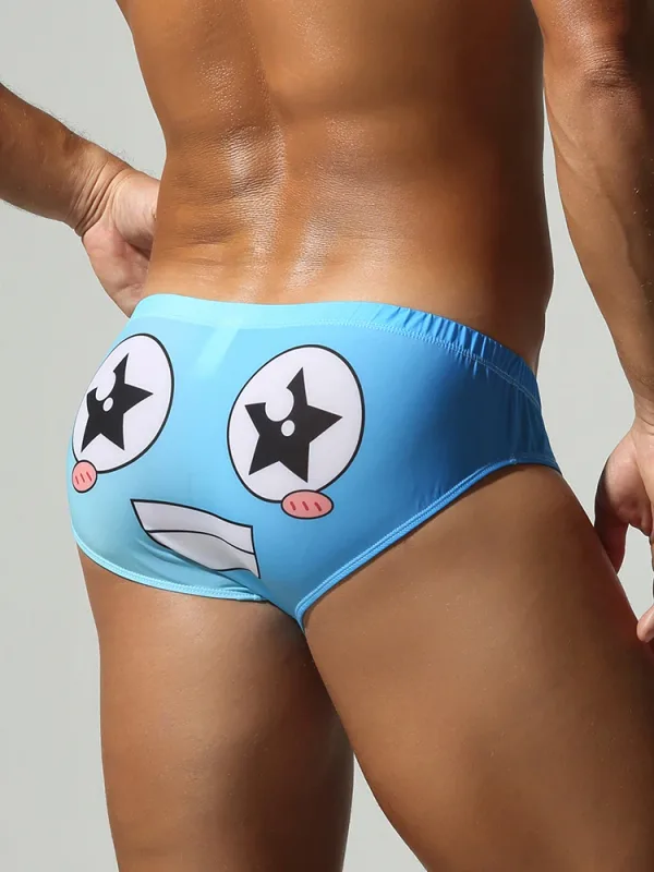 Men's triangular underwear with ice silk thin design, fast drying, high elasticity, low waist, sexy, slim fit, youth fashion