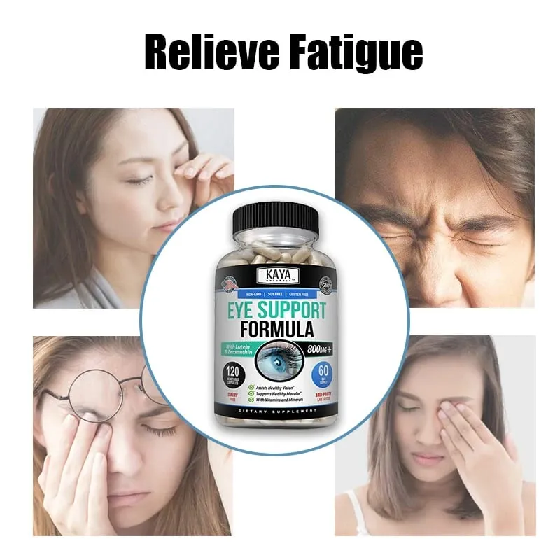 Eye Support Capsules Lutein Bilberry - Improve Vision Health Macula Healthy Macula Blue Light & Eye Fatigue Relief — image 6