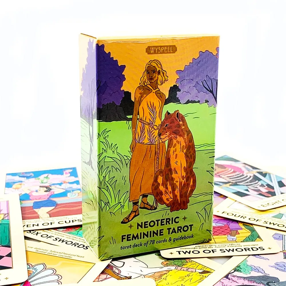 Neoteric Feminine Tarot Cards 78 Cards English Version Divination Board Game Cards Game Funny Party Game For Family Party — image 3