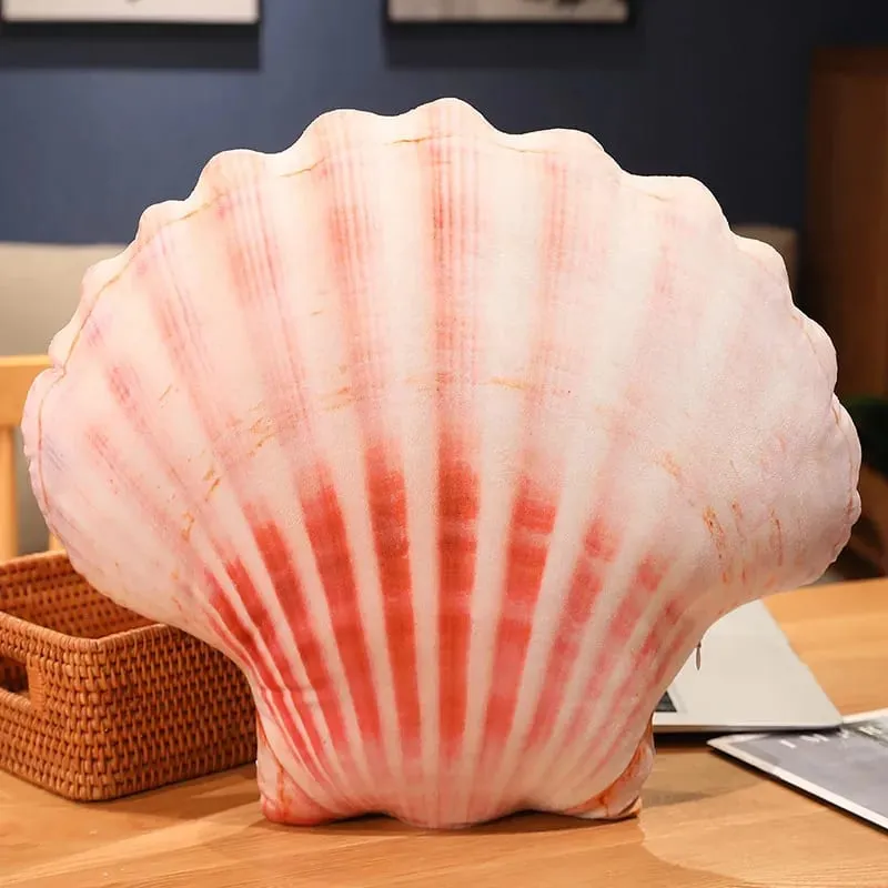 50x40cm Simulated Shell Pillow Conch And Starfish Stuffed Plush Toys Home Bedroom Sofa Cushion For Lumbar Support