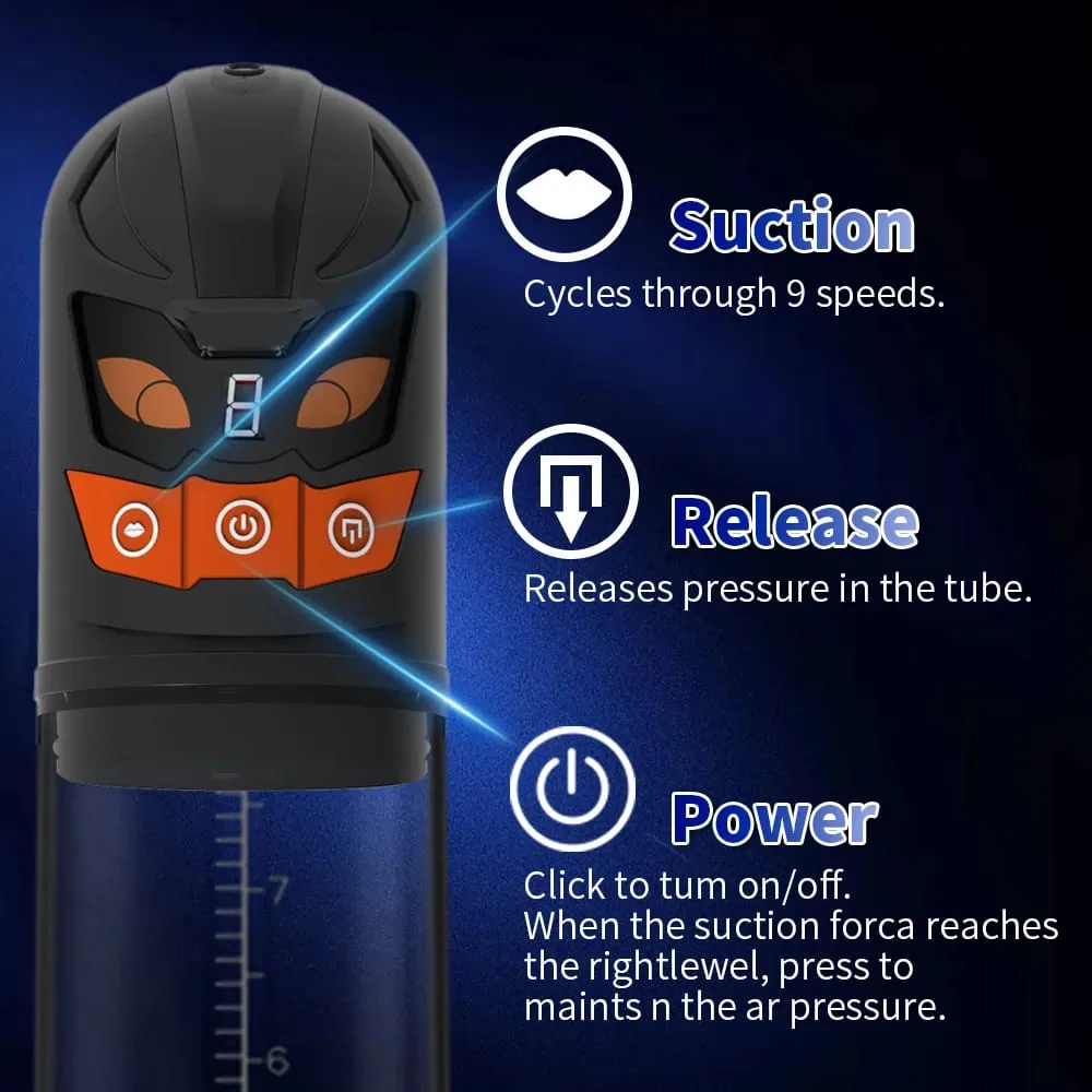 Automatic Penis Water Pump Electric Penis Pump Masturbator Penis Extender Dick Enlarger for Penis Trainer Sex Toys for Men — image 4