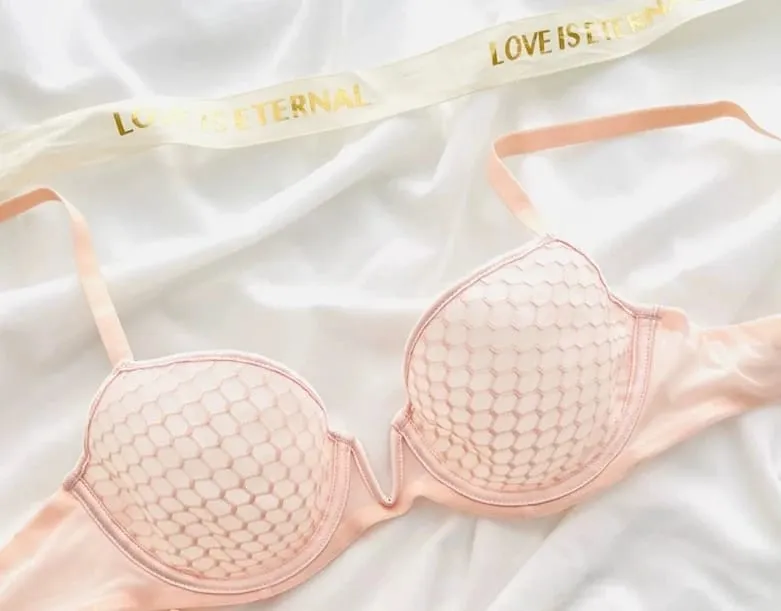 Half Cup Minimizer Bra For Women Summer Ultra Thin Soft Underwire Push‑Up French Deep V Neck Plus Size Brassiere 34‑44 B-C CUP — image 12
