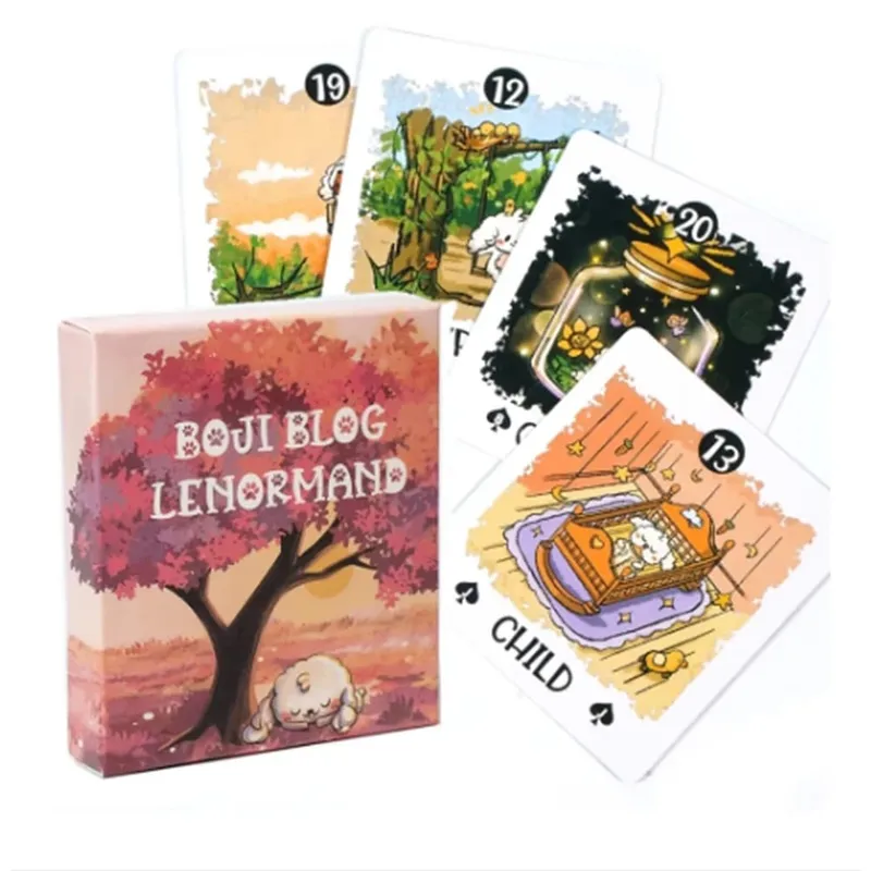 Boji Blog Lenormand Deck رحلة أرنب عبر القدر لمحبي التارو