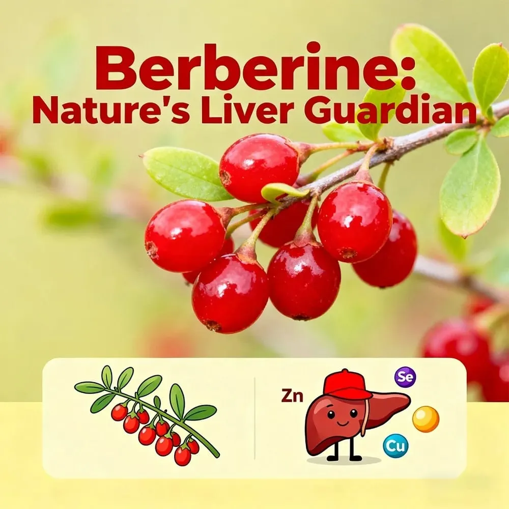 6 in 1 Supplement Berberine with Ceylon Cinnamon Turmeric Milk Thistle Artichoke Black Pepper Support Digestive Liver Health