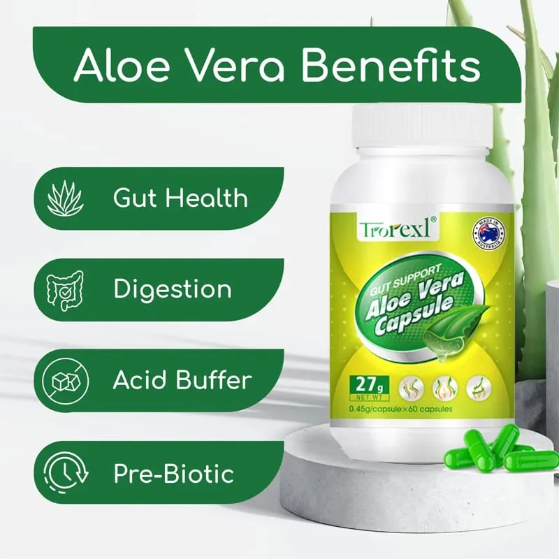 Fogyókúrás termékek férfiaknak és nőknek Aloe vera étvágycsökkentő vegán kapszula — image 3
