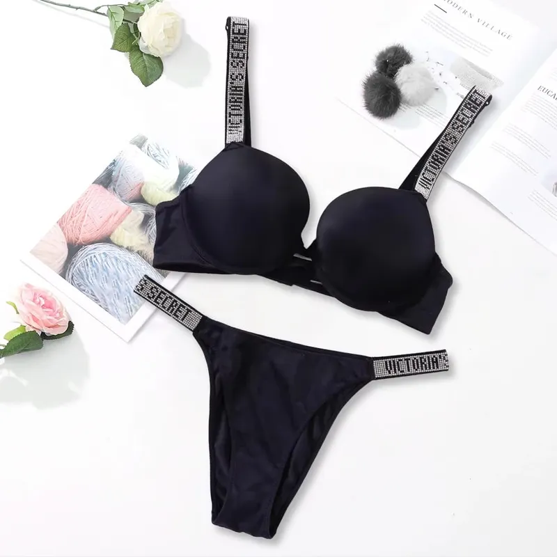 Victoria's Secret Sexy Lingerie Bra and Panty Set Push Up Classic Women's Lingerie Set Sexy Breathable Soft Versatile Shapewear — image 16