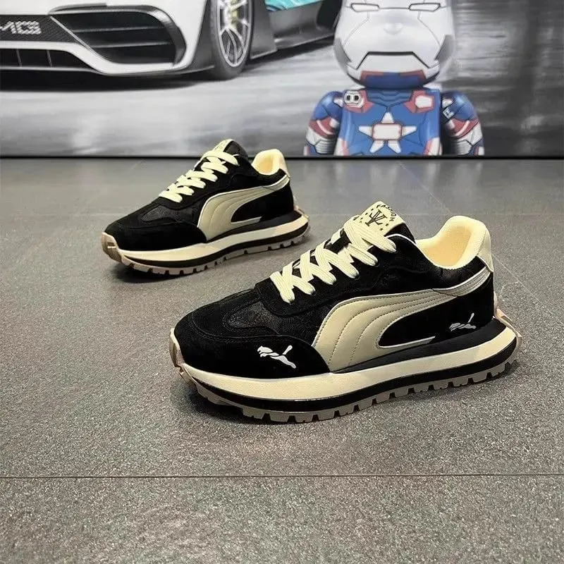 Men's Casual Sports Shoes Thick Sole Sneakers Soft Comfortable Anti-Slip Outdoor Fashion Footwear — image 8