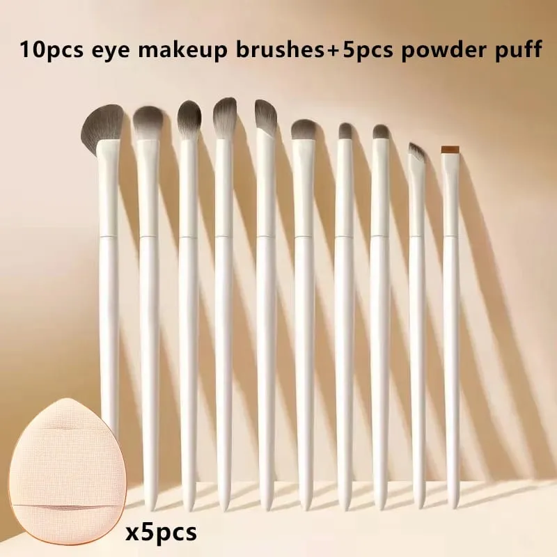 5/6/8/10pcs Makeup Brushes Set Professional Soft Eye Makeup Brushes Contouring Eyeshadow Eyeliner Eye Detail Brush Makeup Tools — image 8