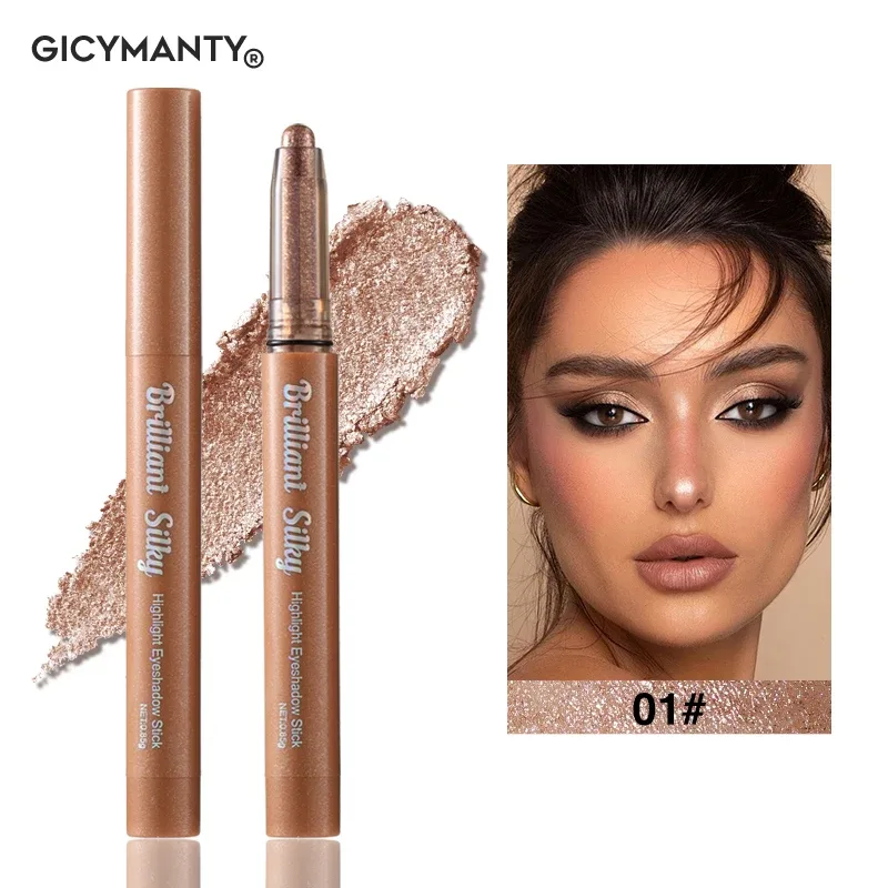 Sparkle Eyeshadow Stick Highlight Eye Pencil Shimmer Pearl Long-Lasting Waterproof Multi-Use Eye Makeup Beauty — image 8