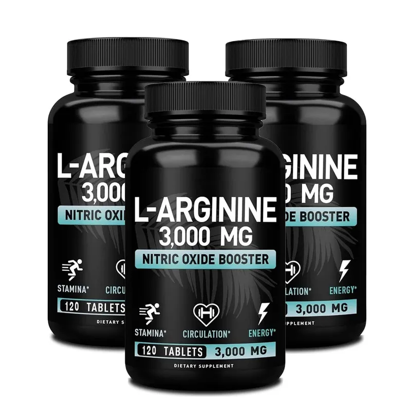 L Arginine 3000mg for Men Women Muscle Mass Supplement for Endurance Energy and Heart Health Support During Exercise Non-GMO — image 9