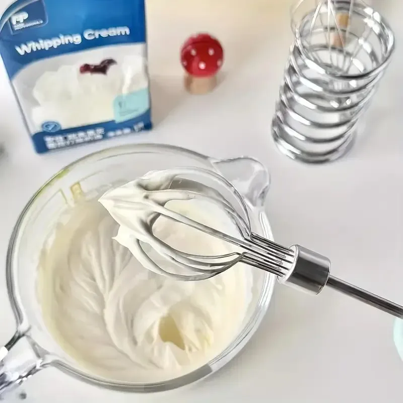 Stainless Steel Egg Beater Stainless Whisk Kitchen Wire Balloon Whisk Milk Egg Beater Egg Mixing Electric Hand Mixer Beaters