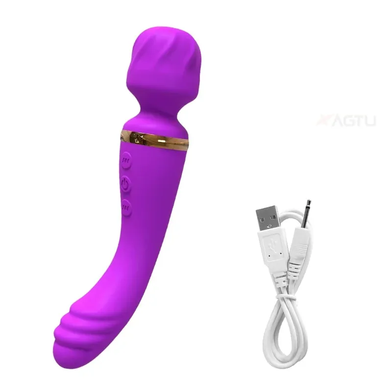 2 in 1 AV Wand Vibrator for Women Clit G-Spot Stimulator Nipples Breast Massager Female Masturbator Sex Toy for Women — image 9