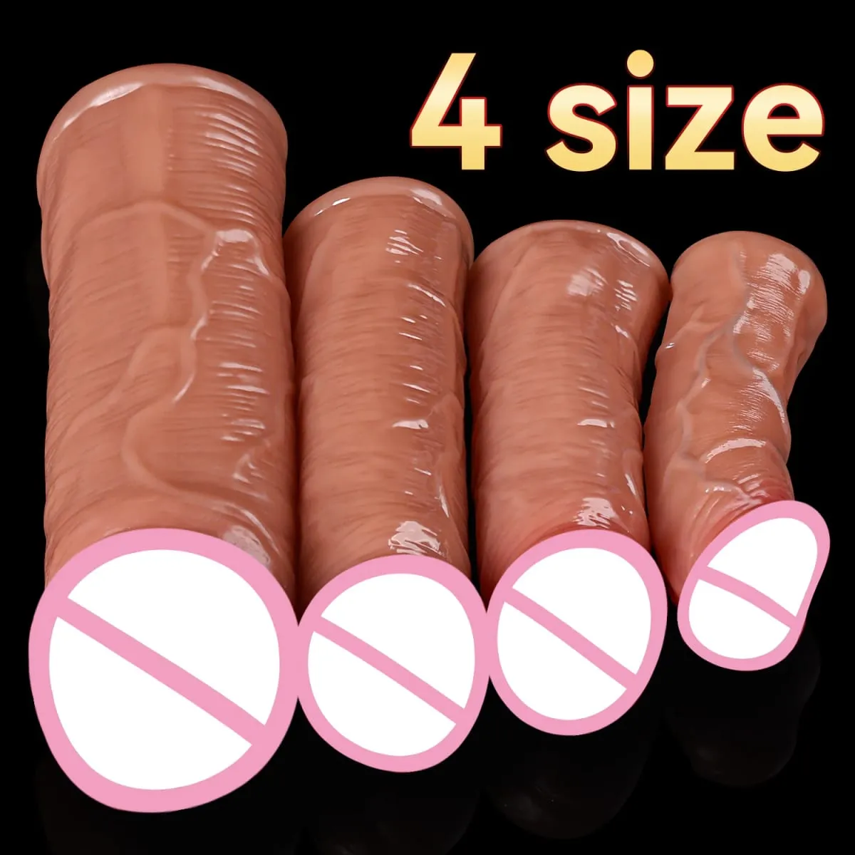 Penis Enlargement for Men Sleeve Cock Ring Delay Ejaculation Penis Extender Condom Lock Ring Sex Toys Artificial Penis Training — image 4
