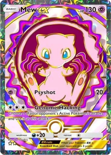 DIY POCKET Collection Cards Mew Lugia Ho-OH Self Made Single Card Classic Game Anime Card Gift Toy — image 3