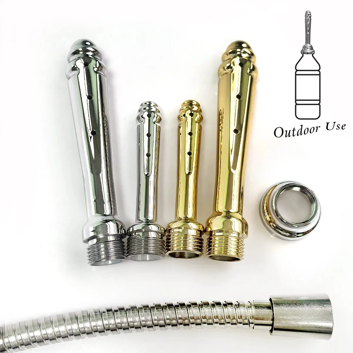 1Pcs ABS Anal Vaginal Douche Conversion Head for Outdoor Use Butt Flush Multi-Function Enema Plug-In Shower Sex Toys — image 4
