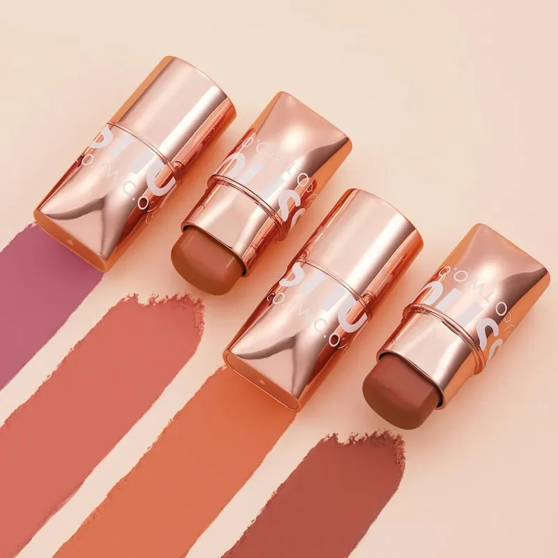 O.TWO.O Set di 2 pezzi per il trucco Multi rossetto, fard, primer per il viso, base per il trucco, controllo dell'olio, trucco leggero e impermeabile per le donne — image 5