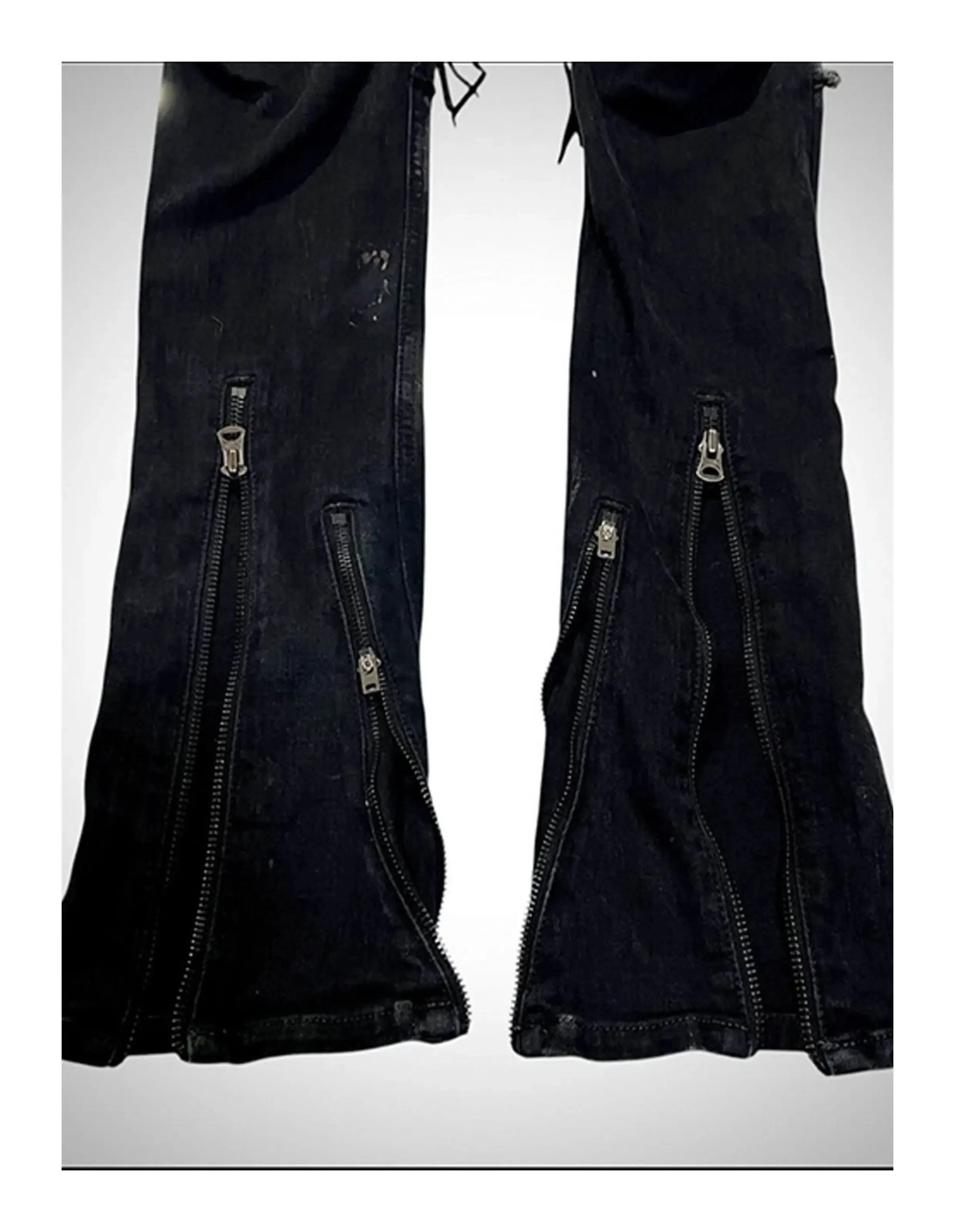 Ifsixwasnine Vision Washed Striped Lace-Up Slim-Fit Pull Jeans — image 8
