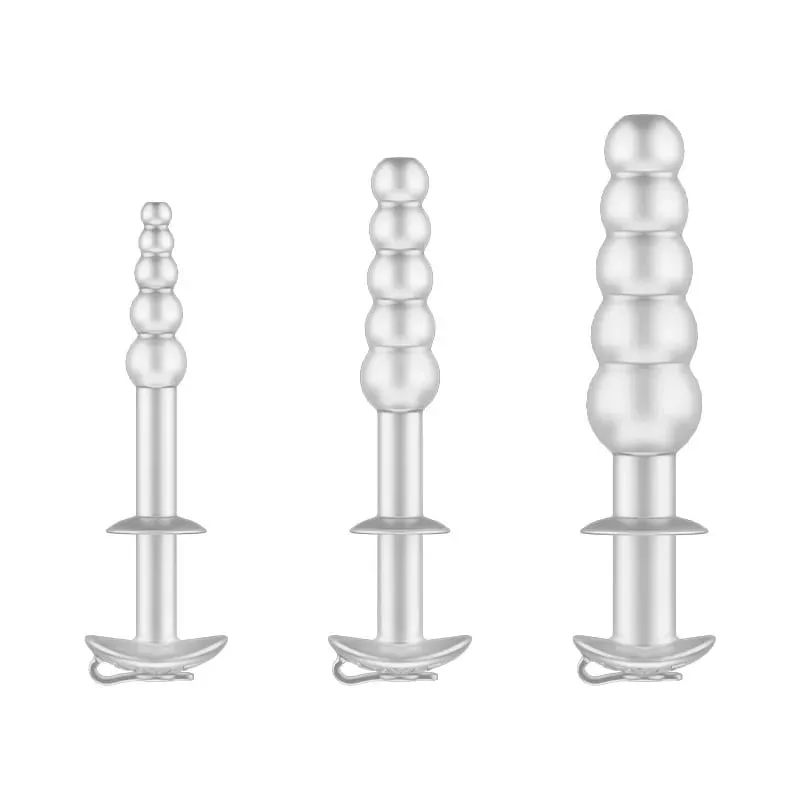 Parachute-style Beaded Easy-to-clean Hollow Rod With Anti-slip Guide for Male Urethral Dilation Alternative Adult Sex Toys — image 1