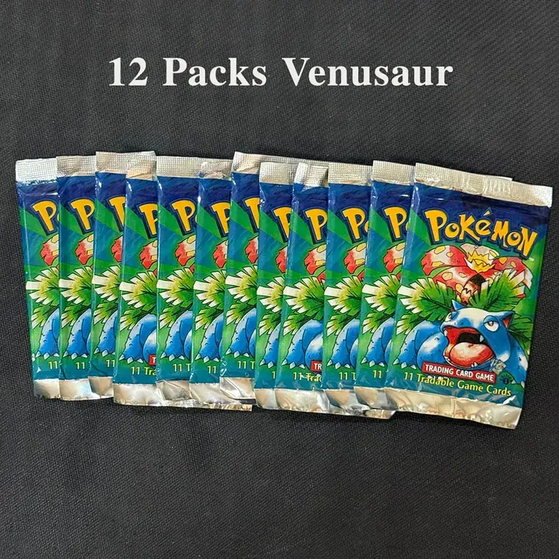 11Cards/Pack PTCG Booster Packs Proxy Card Jungle/Fossil/Base Set Charizard Blastoise Venusaur PKM Board Game collectible Cards — image 12