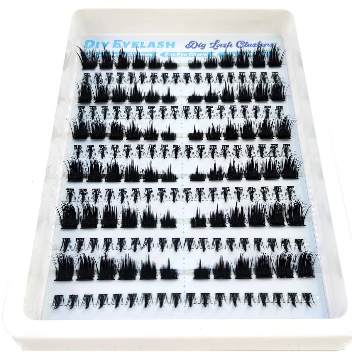 New Dramatic Lash Cluster Lash Extension Bottom Lash Artificial Mink Strip Single Lash Cat Eye Lash Extension DIY Fairy — image 2