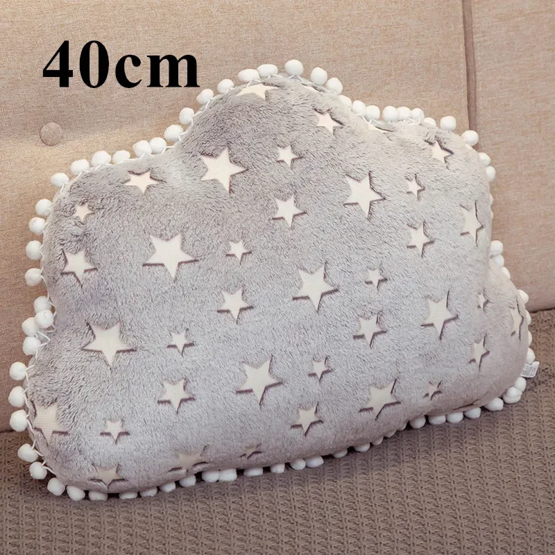 INS-almohada suave de la serie Sky de felpa con nube luminosa, Luna y estrella, juguetes de peluche Kawaii para niños, juguetes para bebés, regalo para niñas — image 9