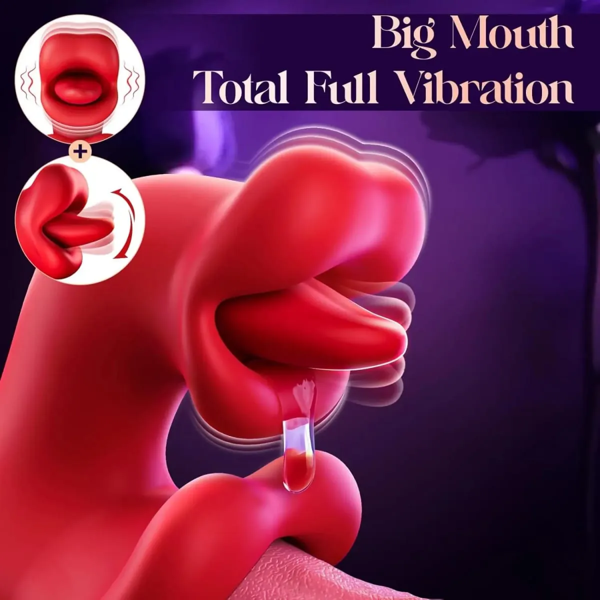 3 em 1 língua lambendo vibrador vibrador para mulheres batendo rotativa clitóris estimulador g ponto massagem masturbador feminino brinquedo sexual — image 3